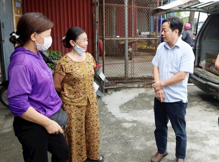 Xã Đại Xuyên: Kiểm tra tiến độ thực hiện Dự án Trục không gian Quốc lộ 1A