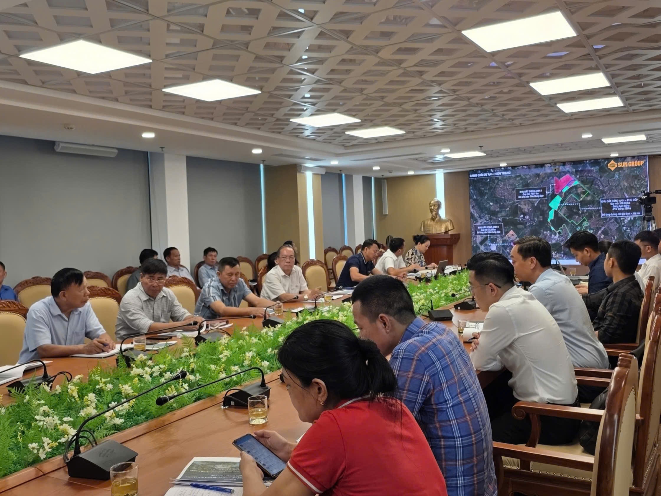 Xã Đông Anh thông tin việc giải phóng mặt bằng các khu đô thị Đông Anh 2, 3